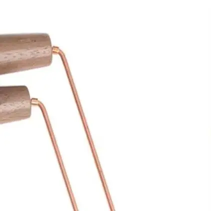 For Metal Detector Pure Copper Rod Pair High Sensitivity Pinpointing Tool For Gold Silver Iron Hunting Treasure Archaeology Sear
