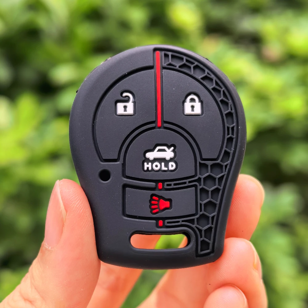 Remote 4 Buttons Car Key Silicone Case Cover Shell For Nissan Maxima Versa Altima Sentra Tiida Armada X-Trail