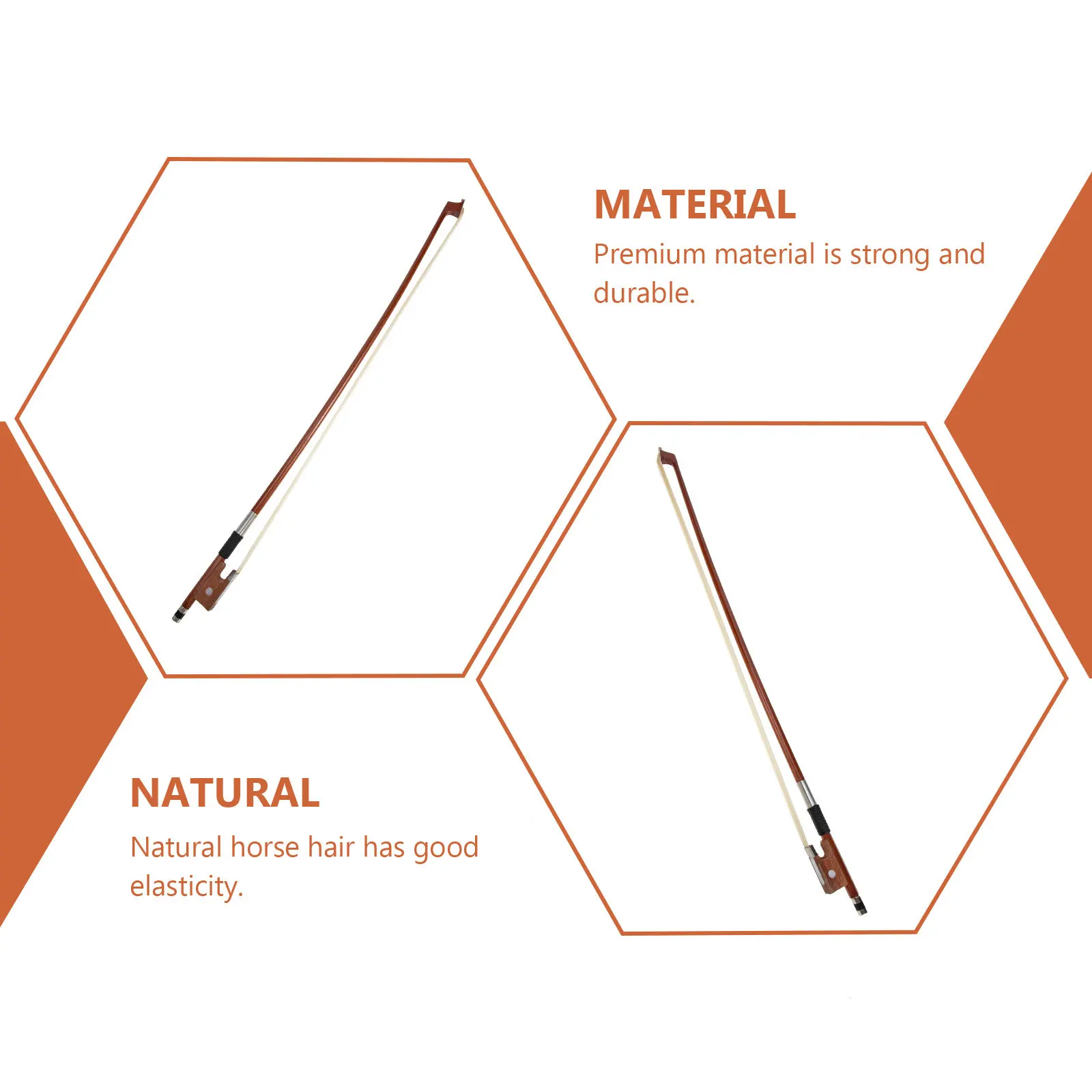 Violin Bow Practice Music Bows for Violins Fiddle Replacement Musical Instrument Small Starting