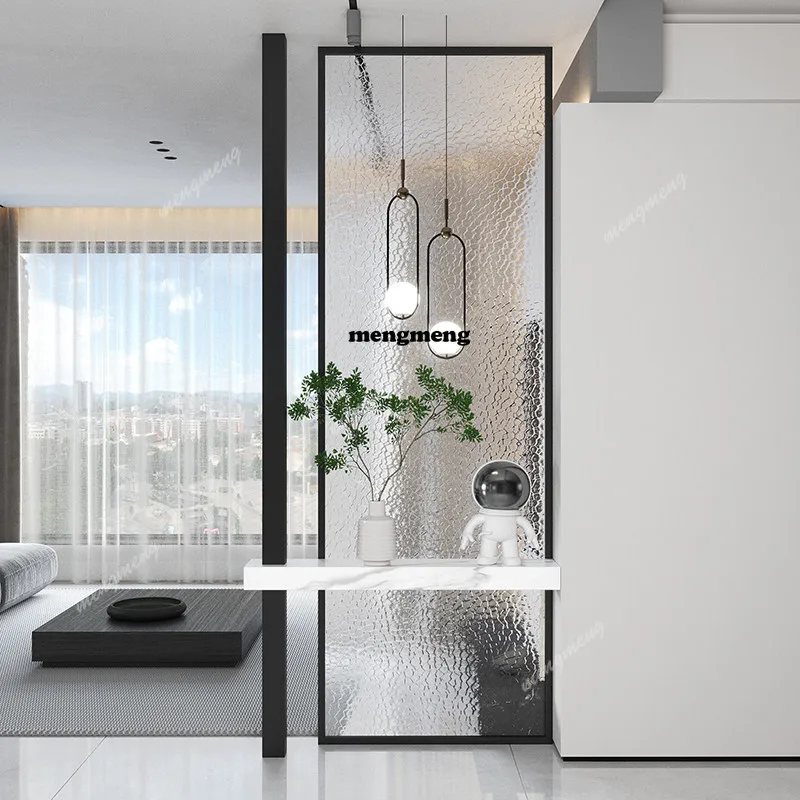Changhong water pattern glass screen partition living room block entry door entrance washbasin partition wall