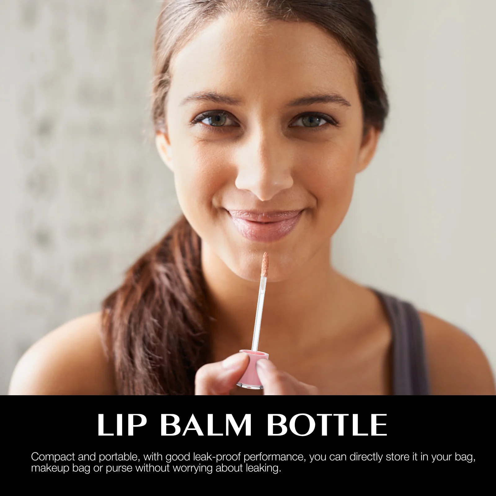 Tubes de brillant vides, conteneurs ronds de couleur pour les lèvres, pour bricolage, huile, colorant, liquide, sans fuite, stockage de voyage léger, 10 pièces