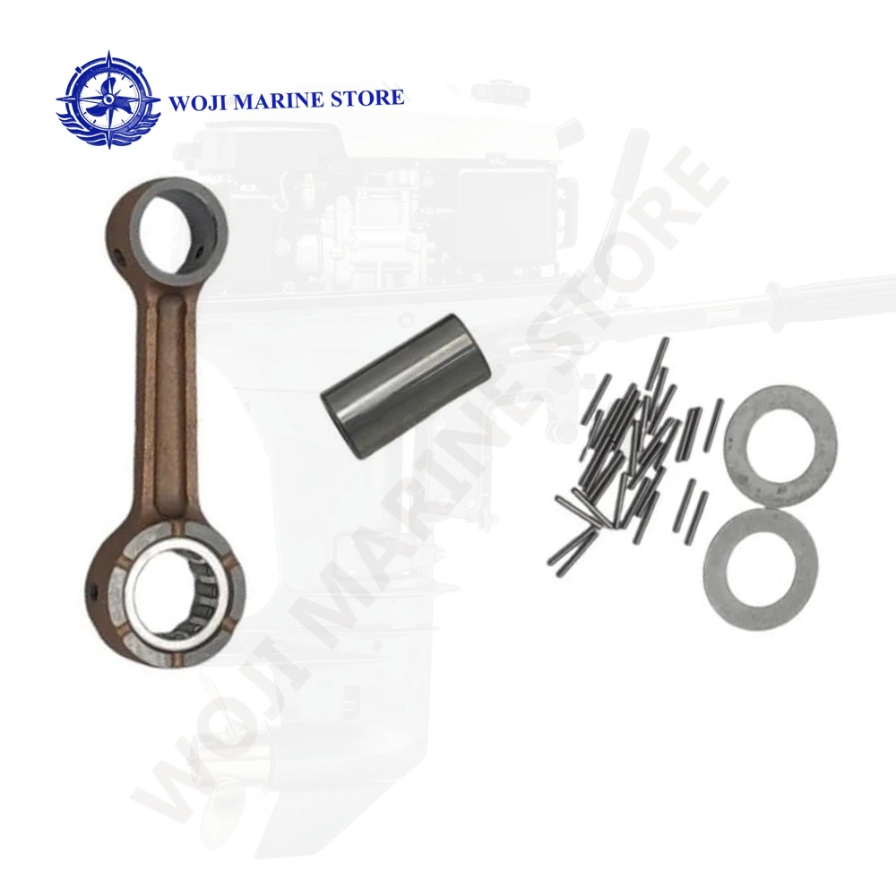 Outboard Connecting Rod Assembly for Yamaha 2 Stroke 20HP Crankshaft Connecting Rod 6L2-11650-00 6L2-11651-00