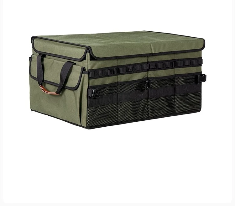 صندوق تخزين قابل للطي معدات التخييم في الهواء الطلق حقيبة التخزين صندوق تخزين سعة كبيرة صندوق تنظيم #1