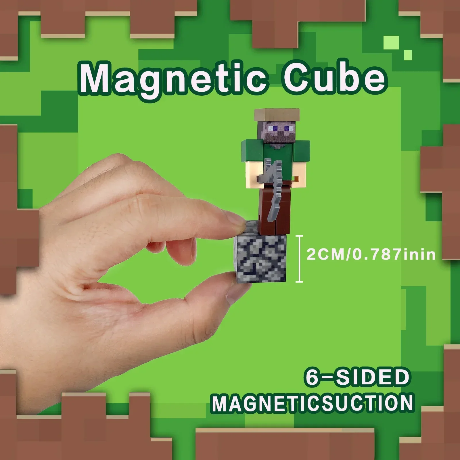 Magnet World zabawki dla dzieci Puzzle ułożone magnetyczne motyw logowania klocki montażowe zabawki prezent na boże narodzenie silna podstawa magnetyczna