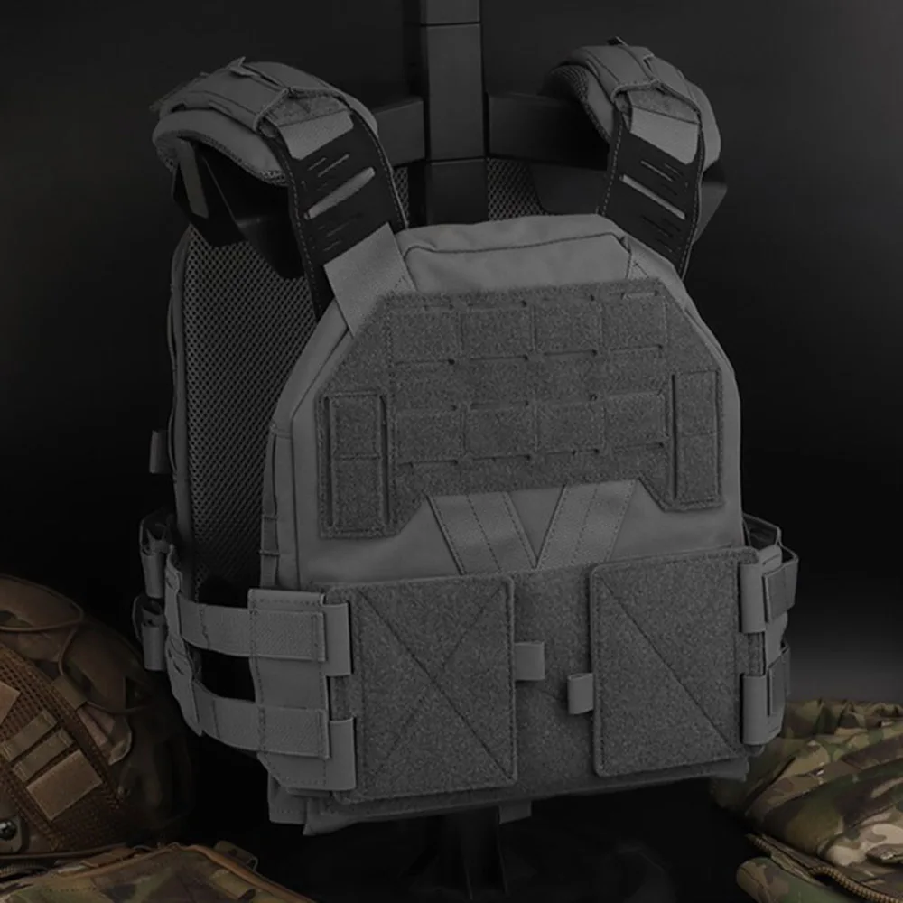 Hunting Tactical Vest Quick Release Waist Seal Plate Carrier Dual Mode Switchable
