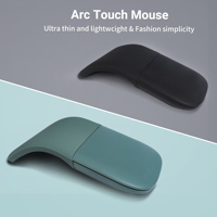 Fashion Bluetooth Mouse Mute Button Foldable Light Weight Portable Long Battery Life Skin Like Feel Office Use Mause Touch Mice