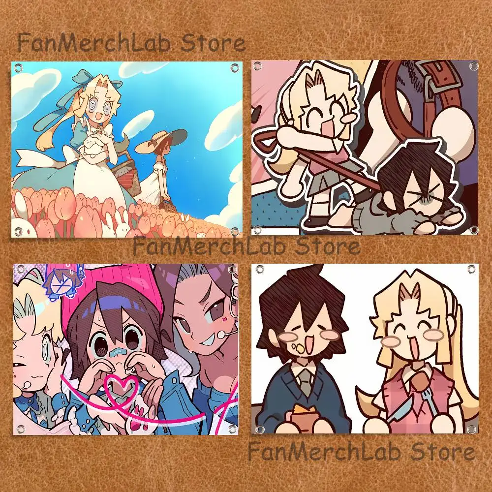 

M-Manhwa I Love A-Amy Flag Tapestry Banner For Bedroom Outdoor Living Room Restaurant Bar Wall Decor Party