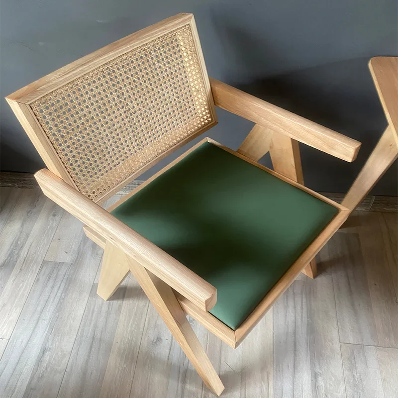 Outdoor Wood Dining Chairs Modern Cheap Office Home Chair Library Floor Kitchen Balcony  Bamboo Chair YYY45XP