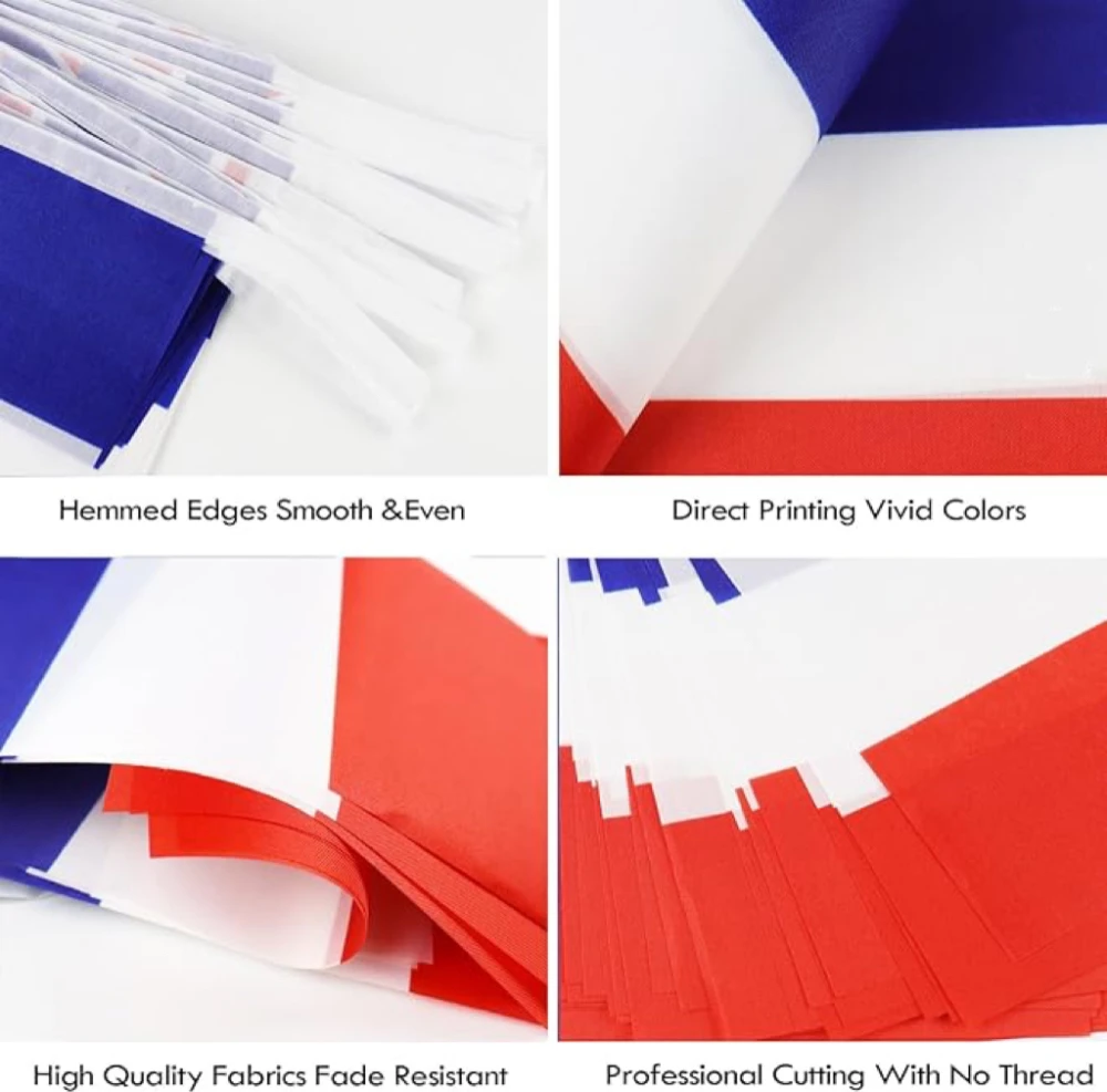 AhfuLife Guirlande Drapeau Francais, 30 Drapeaux France Bannière pour Celebration Coupe du Monde Football 2026, Eurovision Concours de Chant Fête Nationale (1 Pcs, 20×28cm-12m AhfuLife Guirlande Drapeau Francais, 30 Drapeaux France Bannière pour Celebration Coupe du Monde Football 2026, Eurovision Concours de Chant Fête Nationale (1 Pcs, 20×28cm-12m