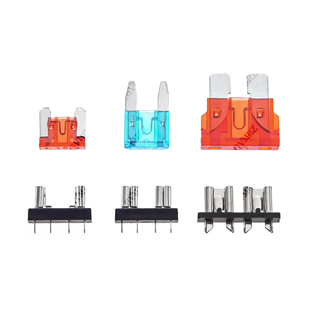 5Set Mini Micro 32V PCB Board Standard Safety Clip Insertion Typ Small Blade Auto Automotive Boat Car Fuse Holder For PCB Board