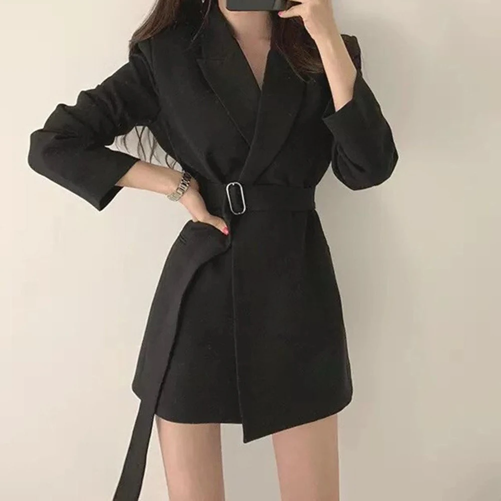 Lässiger Anlass, Reversgürtel, Jacke, eleganter Blazer, brandneuer Artikel, Freizeitkleidung, bequeme Passform, modisches Design