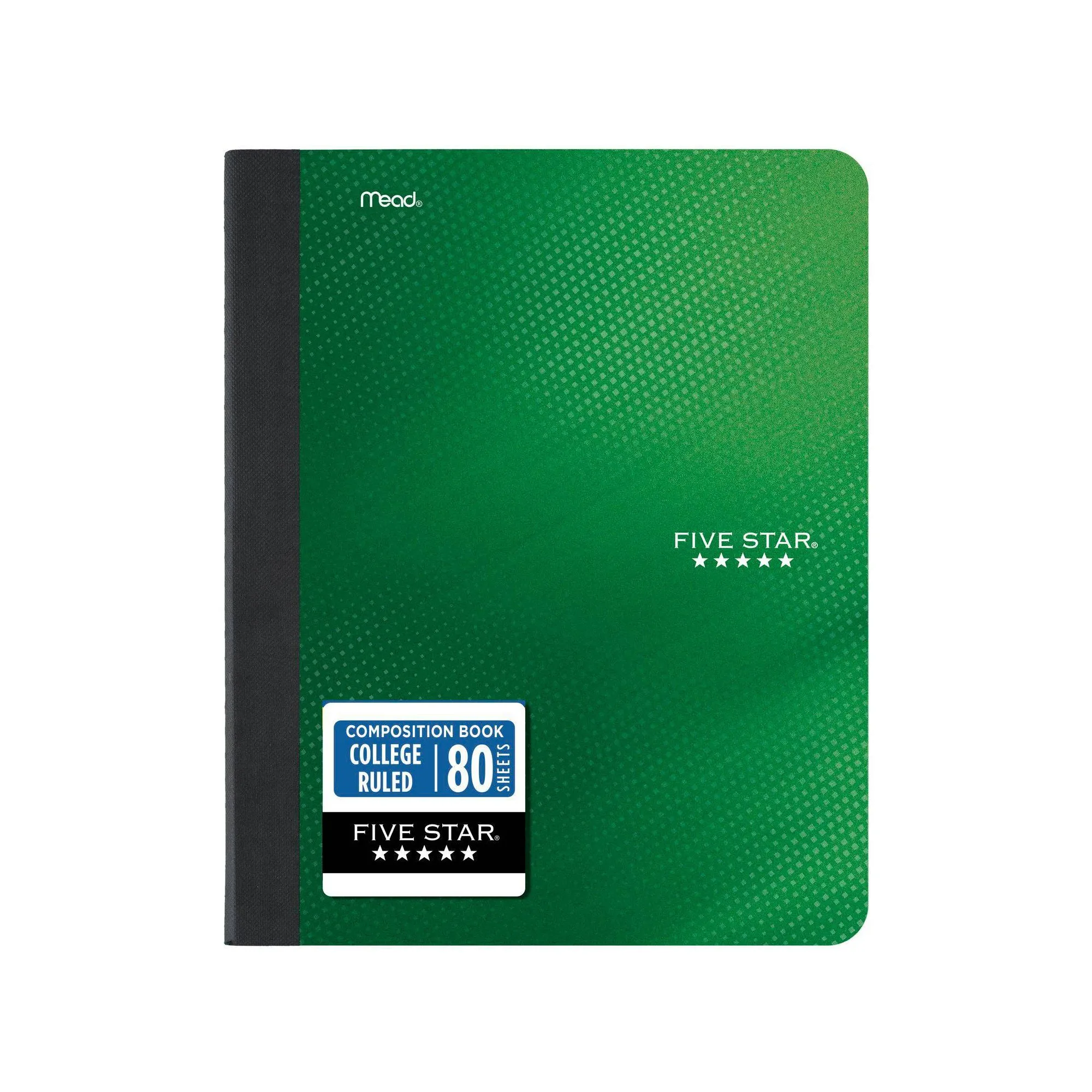7.5"x9.75" Active College Ruled Composition Book Green