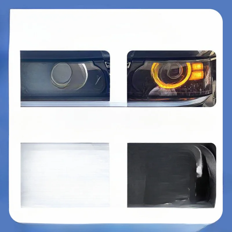 

For Land Rover Discovery 4 Headlight Assembly 10-16 Modified Defender Model Front Light LED Daytime Running Laser