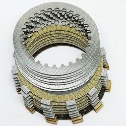 Clutch Friction Plates Fits Yamaha FZ6 2004-2009/ FZ6-S FZ6 FAZER 04-07/FZ6-SA FZ6 FAZER (ABS) 06-07/FZ6-SHGY FZ6 FAZER S2 07-09