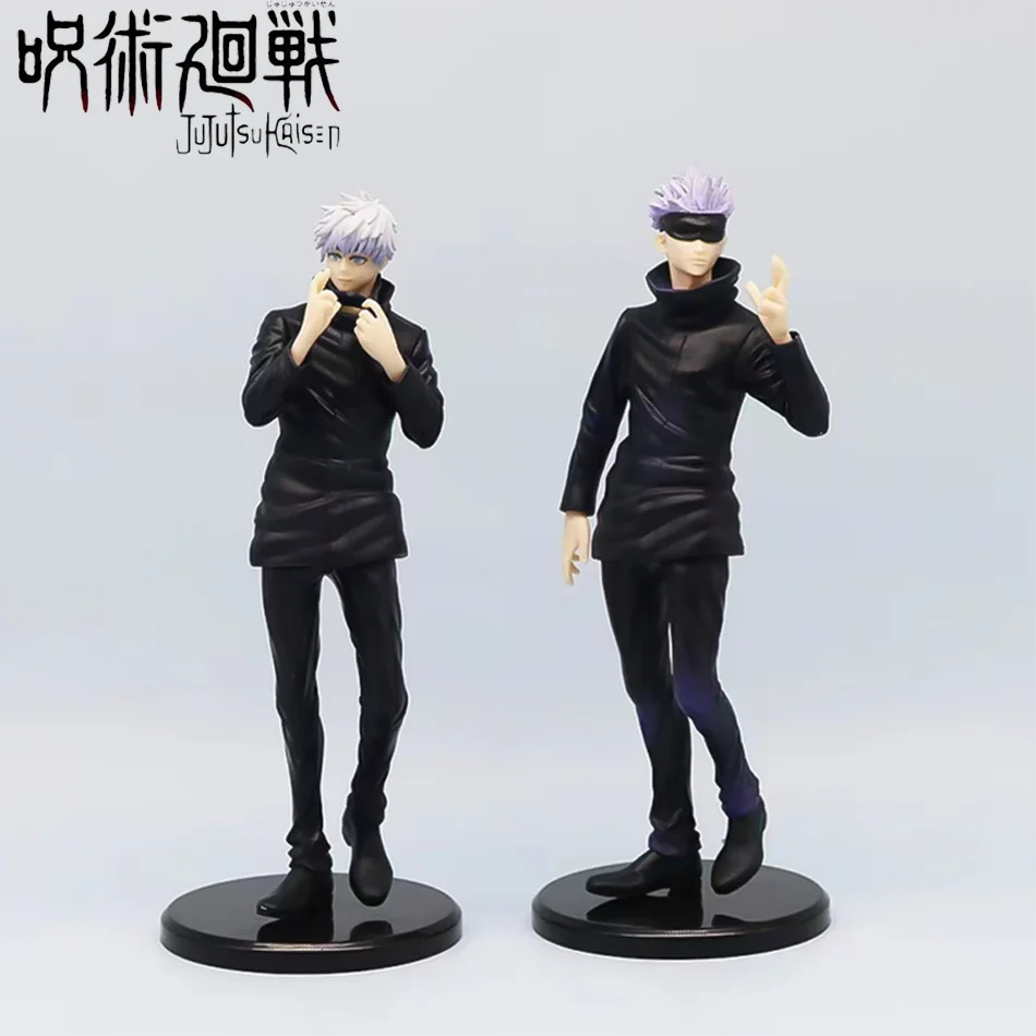 2 tipos de 18cm de Anime japonés Jujutsu Kaisen figura Gojo Satoru figura de acción juguetes en miniatura de PVC estatua coleccionable regalo para niños