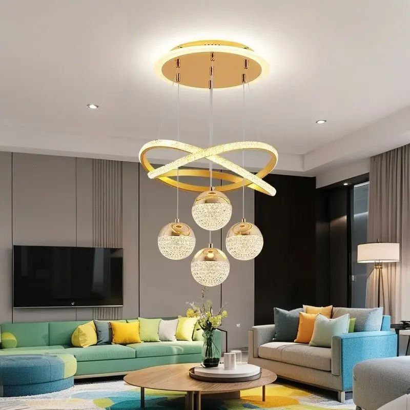 

New Nordic dining room and dining room chandelier, modern living room dining table, simple kitchen, bedroom desk lamp, creative