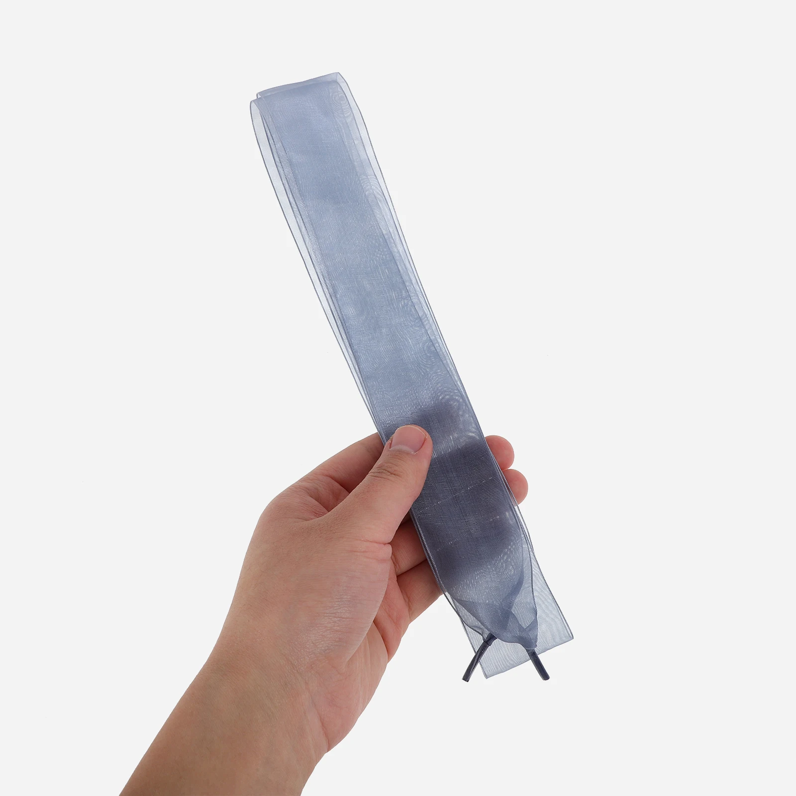 

1Pair Candy Colored Chiffon Silk Ribbon Flat Shoelaces Durable Soft Comfortable for Women Sneakers Sandals High Heels