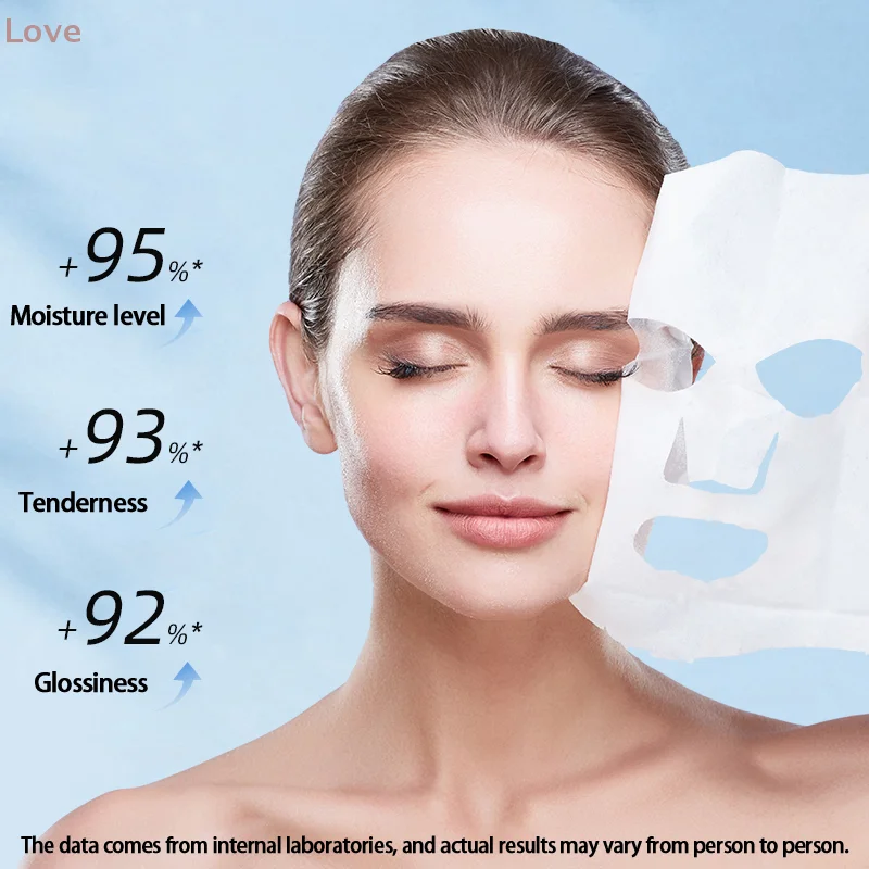 

[L&P]1/5/10/20Pcs DOLANJN Rose Rejuvenating Repairing Facial Mask Moisturizing Brightening Firming Hydrating Face Mask Skin Care