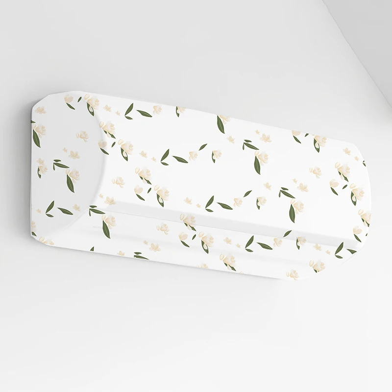 

Кондиционер в случайном стиле, пылезащитный чехол, настенный вентилятор, универсальный минималистичный моющийся кондиционер с рисунком из мультфильма, пылезащитный