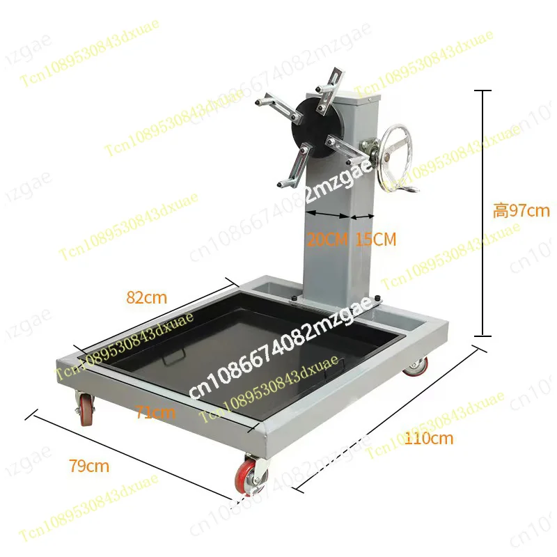 0.5T engine flip frame disassembly bracket engine flip table car engine maintenance tool