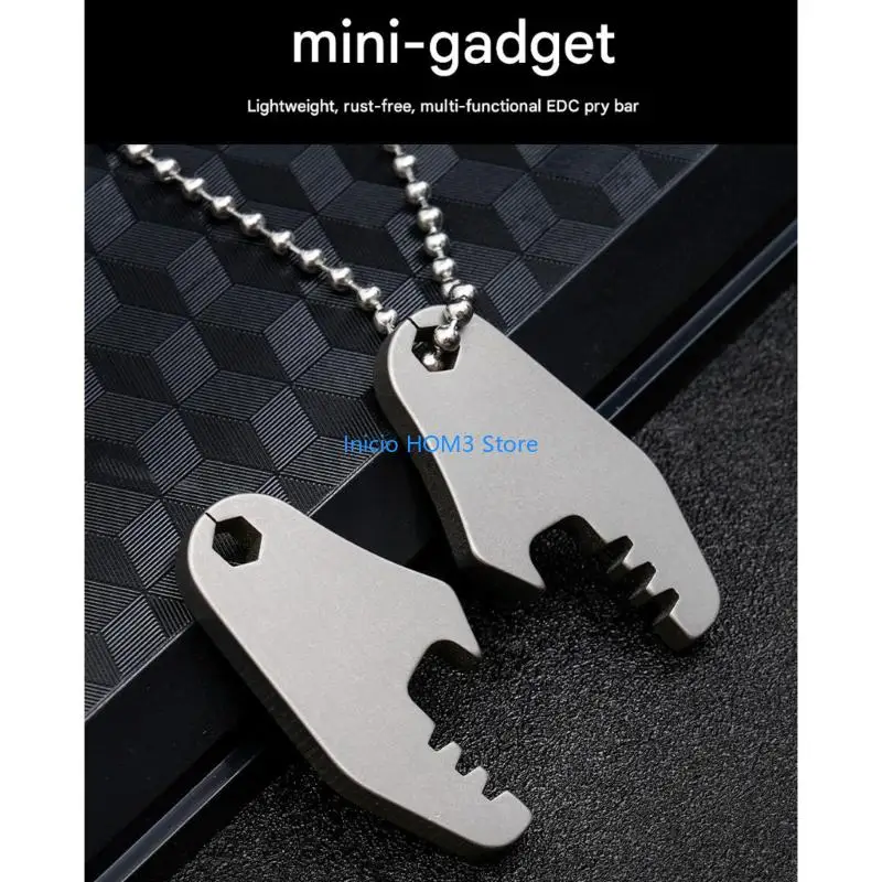 A5YD Portable Bottle Opener Small Heavy Duty Pendant Pocket Beer Bottle Opener Keychain For Outdoor Camping Accessories