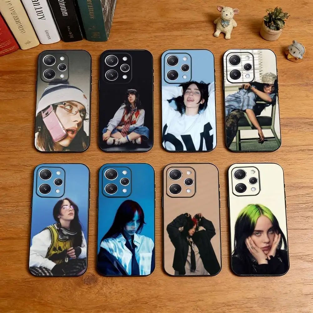 

S-Snger B-Billie Eilish Phone Case Silicone Soft For IPhone 17 16 15 14 13 12 11 X XR Plus Pro Max Plus