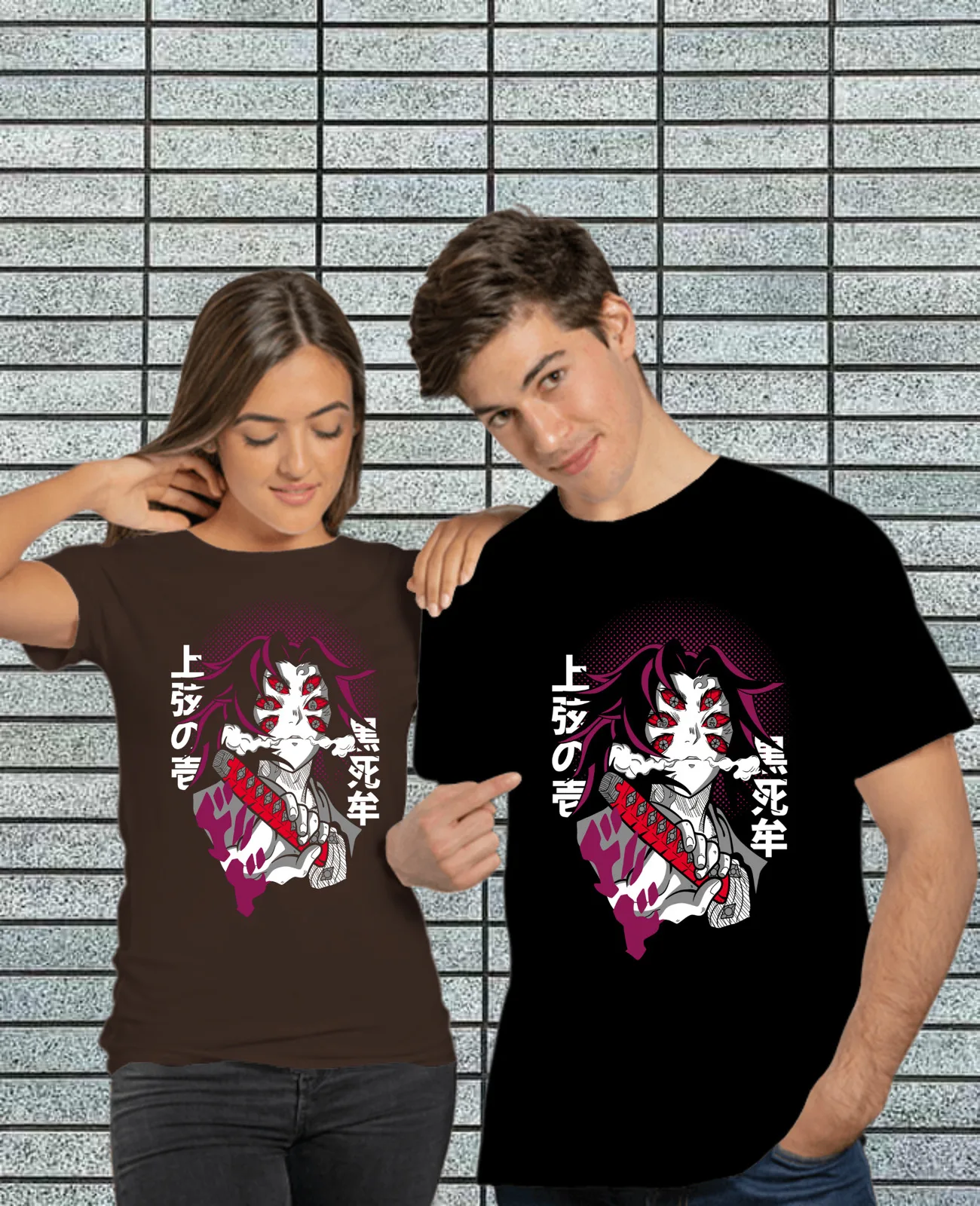 Kokushibo Demon Slayer T-Shirt,Kimetsu No Yaiba,Anime,Manga,Nezuko,Tanjiro tops Unisex Summer Short Sleeve