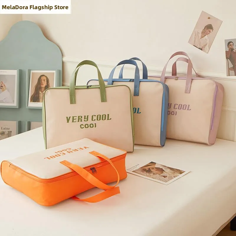 

Водонепроницаемая сумка для хранения одежды и одеял, портативная, пылезащитная, из нетканого материала, для организации пространства в шкафу