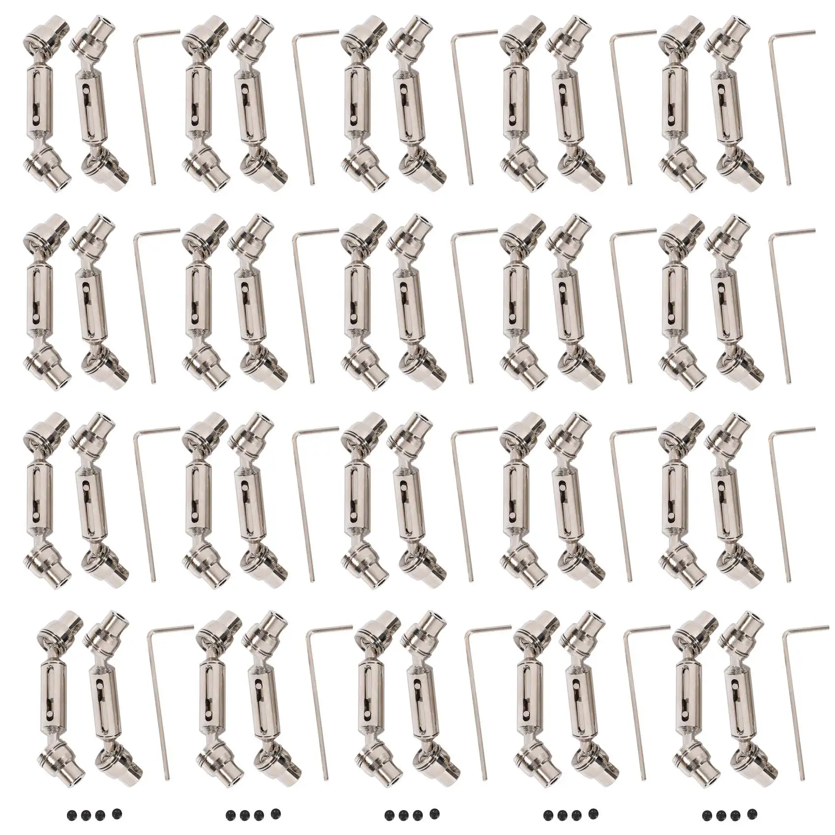 FBIL-20X Ural Truck RC Car Spare Parts Metal Front Rear Drive Shaft For Henglong WPL Ural B36 B16 C14 C24 B24