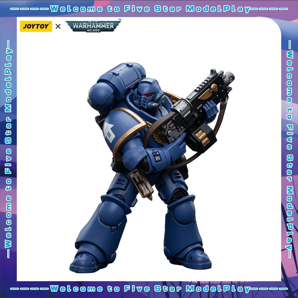 

【FS】JOYTOY Warhammer 40K Ultramarines Intercessors, фигурки в масштабе 1/18, коллекционные модели, подарки, коллекция