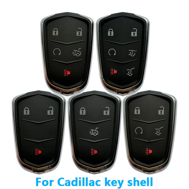 

Fit For Cadillac key xt5 XTS CTS SRX ATS XT4 CT6 Escalade ESV 3/4/5/6 Buttons remote control smart replacement key shell