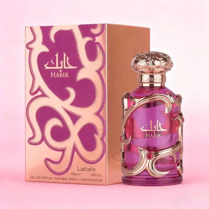 Lattafa Habik Eau De Parfum 100ml Arabian Dubai Middle Eastern Long Lasting Fragrance Spray For Men Women Midnight Bloom Gift