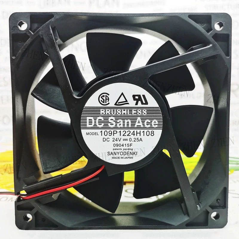 

S New 109P1224H108 DC24V 0.25A fan For SANYO