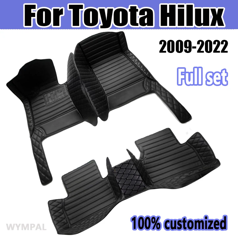 Car Floor Mats For Toyota Hilux 2022 2021 2020 2019 2018 2017 2016 2015 2014 2013 2012 2011 2010 2009 Custom Carpets Cover Rug