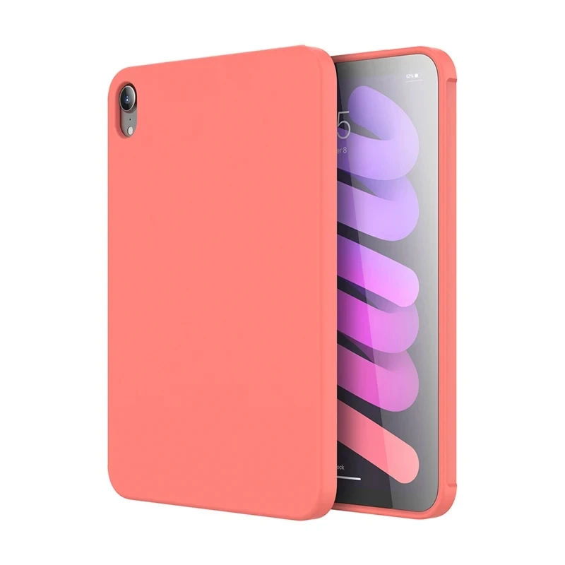 Shell de capa completa para Apple iPad, estojo de silicone líquido, iPad Mini 6, iPad Air 4, Air 5, 10.2, 9th, 8th, Pro 11, 12.9 \