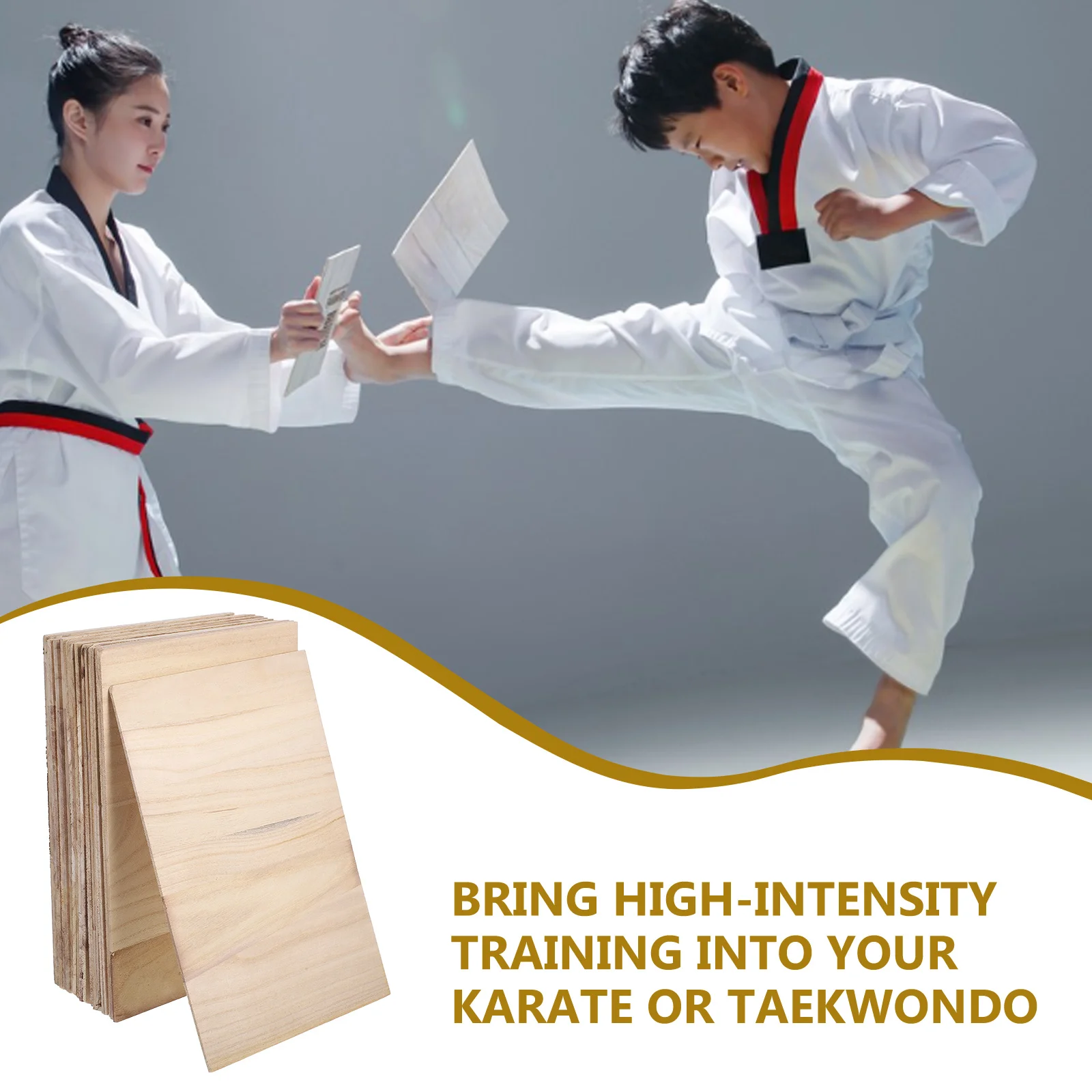 

20 Pcs Breaking Board Martial Products Professional Taekwondo Karate Boards Training Tools Wooden Punching Boards Performing