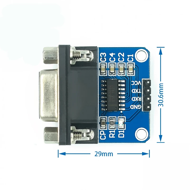 2~200Pcs RS232 to TTL/Female Serial Port to TTL/Serial Port Module/Flash Board MAX3232 Chip