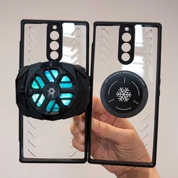 Heat Dissipation Cooling Fan Case For Nubia Red Magic 8 Pro Magnetic Hole Drop Resistance Rugged Cover Red Magic 8 Pro Plus Pro+