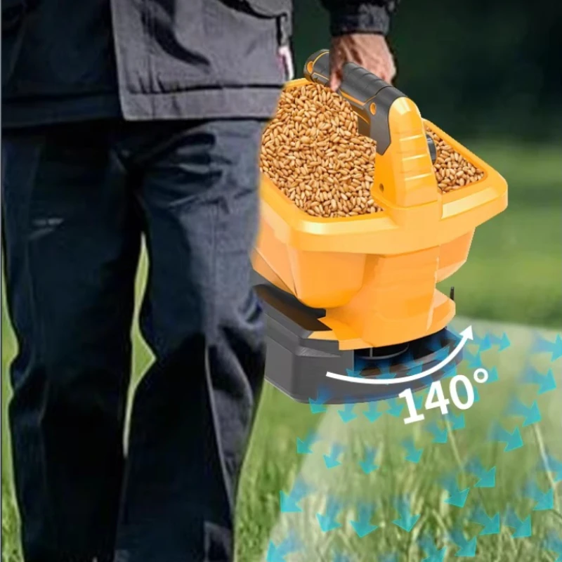 

Handheld Electric Seeder Spreader Portable Grain Corn Planter Automatic Grass Seed Fertilizer Spreader Farm Seed Disseminators