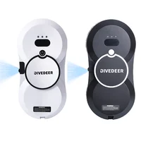 DIVEDEER – robot de nettoyage de vitres à pulvérisation d'eau, intelligent, taille haute, moteur sans balais double face, nettoyeur de vitres, type de pulvérisation 1