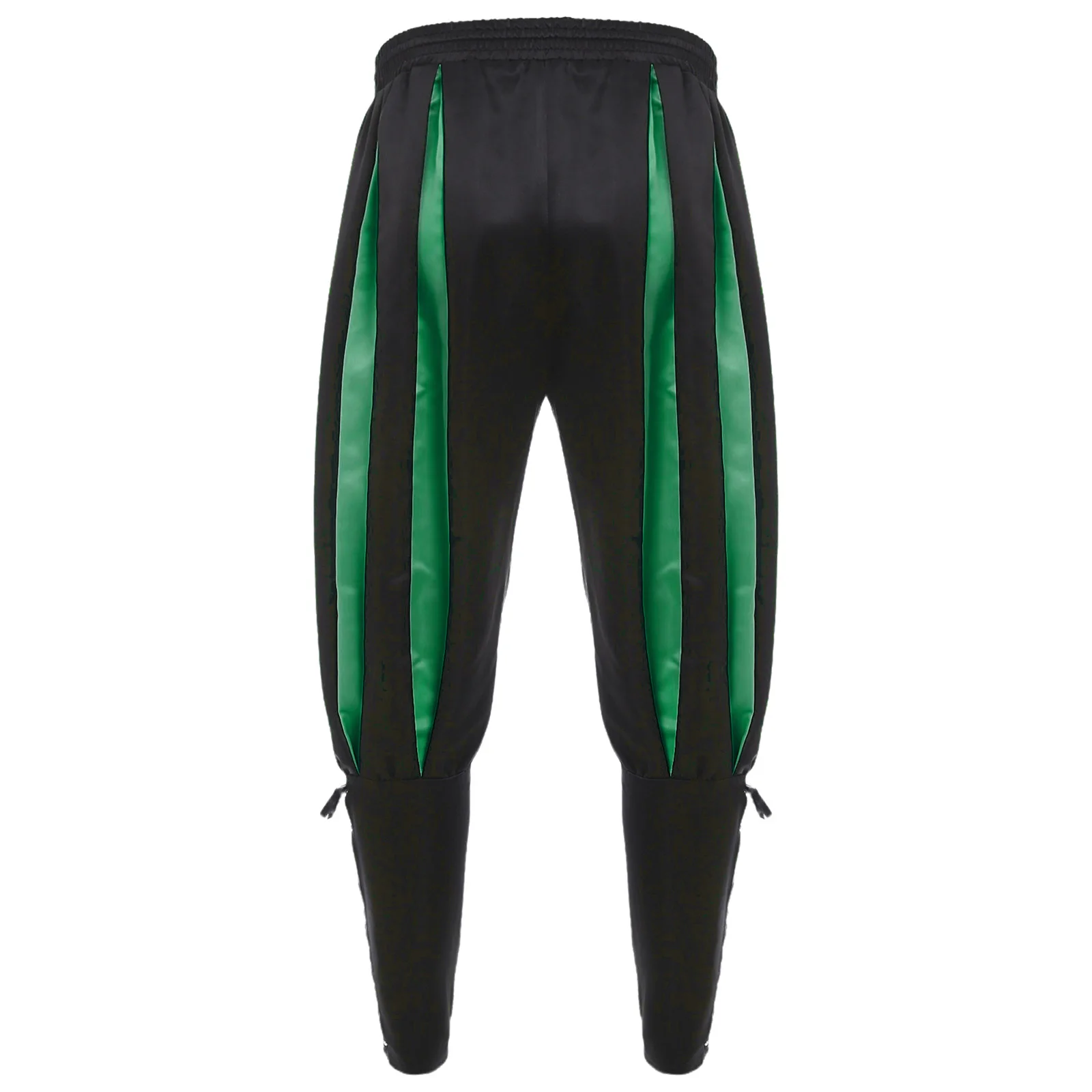 Festival masculino viking navegador pirata harem calças painéis cintura elástica tornozelo com faixas calças renascentistas halloween cosplay calças