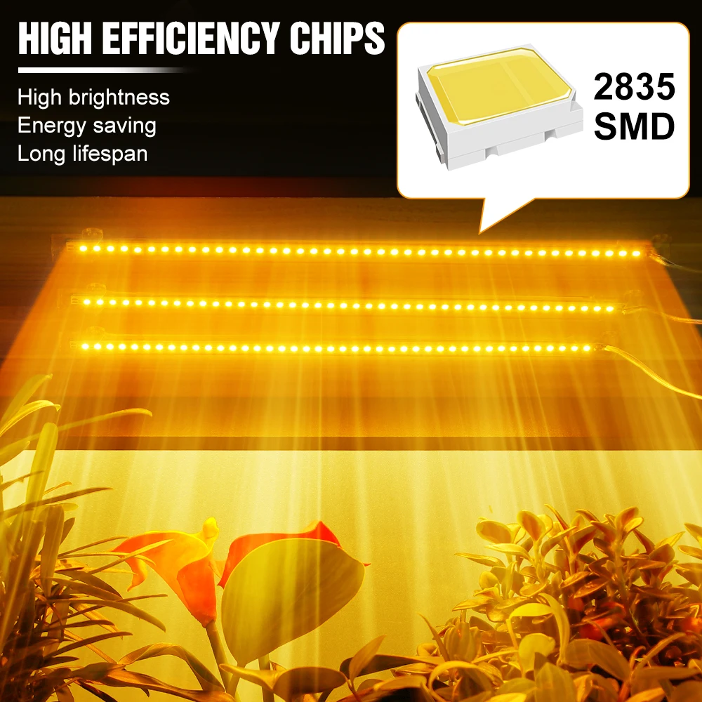 Usb led cresce a luz espectro completo planta lâmpada interior flor vaso suculenta growbox cultivo iluminação de preenchimento com 24 horas tempo