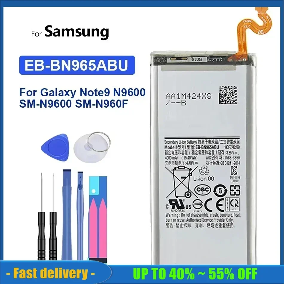 Battery For Samsung Galaxy Note 1 2 3 4 5 7 8 9 10 Plus/S2 S3 S4 S5 S6 S7 S8 S9 mini Edge Plus SM N910H i9300 i9305 G955F G950F