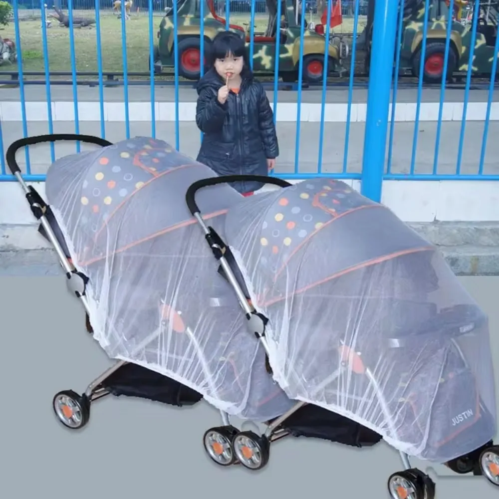 Kinderwagen Klamboe Kinderwagen Insectenschild Net Mesh Veilig Baby Bescherming Mesh Hoes Kinderwagen Accessoires