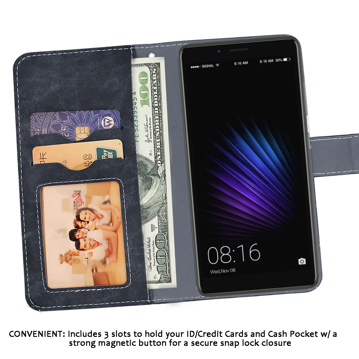 

Кожаный кошелек Vsmart Active Aris 1 2+ 3 Plus PQ6002 PQ4002 Pro Joy Bee Lite Star Case Роскошный чехол для телефона Защитные чехлы Сумки