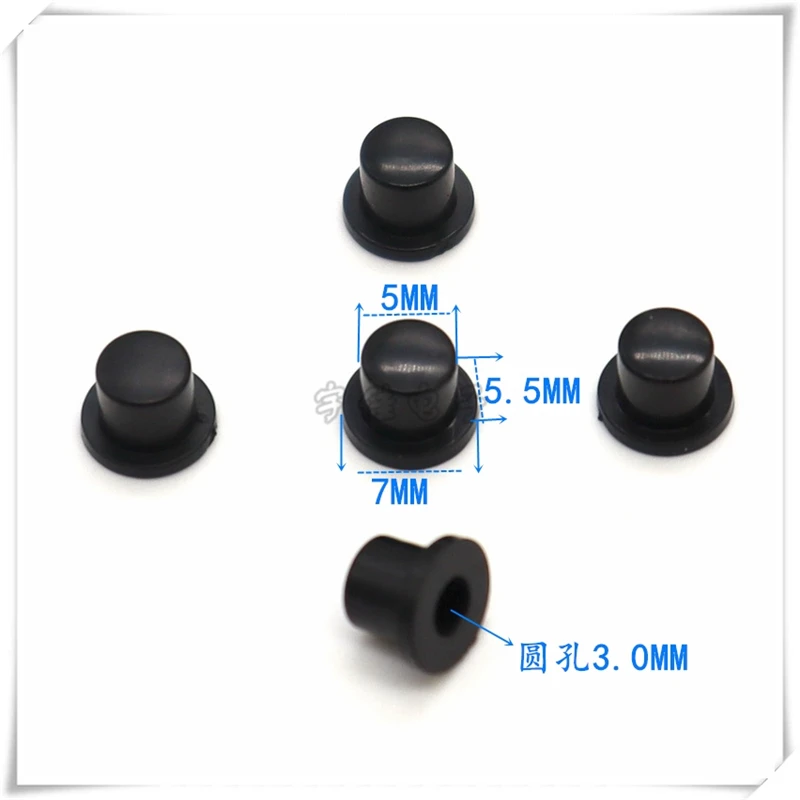 20PCS Plastic Switch Cap 5×5.5MM Hat Type Button Cap Light Touch Switch Cap Panel Button Cap Self Locking Switch