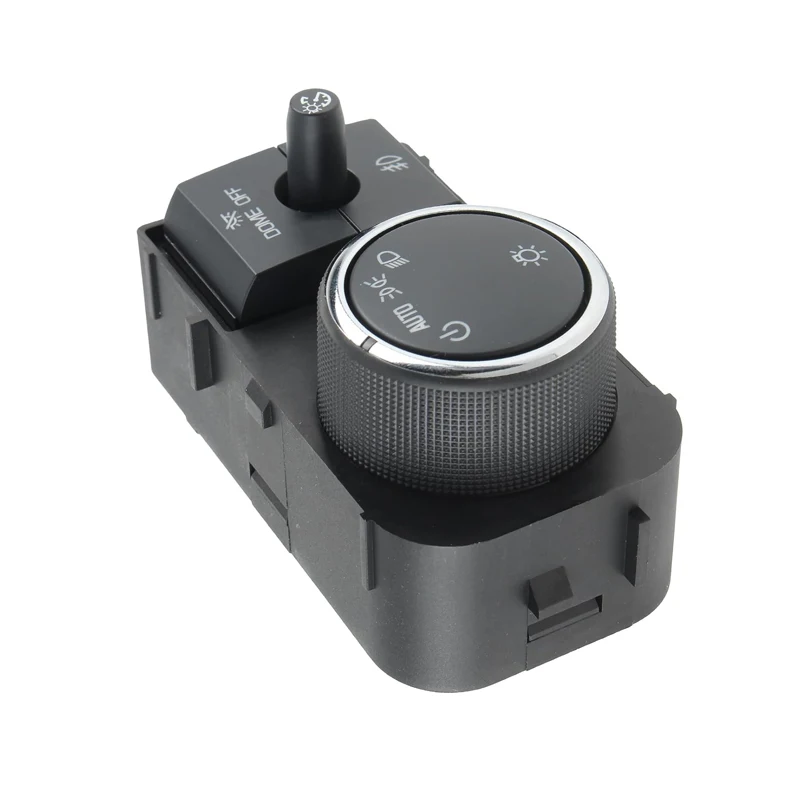 Headlight Fog Light Switch 25858705 for 2007-2013 Chevrolet Avalanche Silverado Suburban Tahoe GMC Sierra Yukon 15096895 D1527J