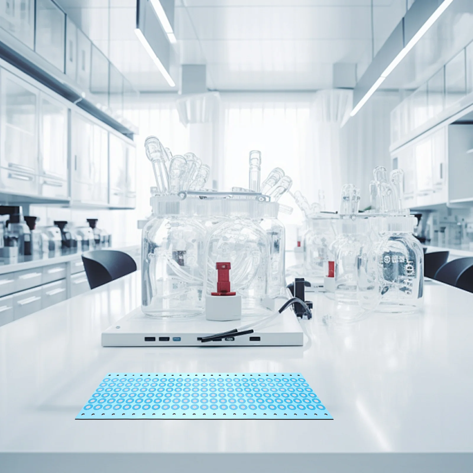 

2 Sheets Mushroom Cultivation Filter Discs 0.39x0.19 High Efficiency Sterile Breathable Membrane Patch for Grow Bags Jars