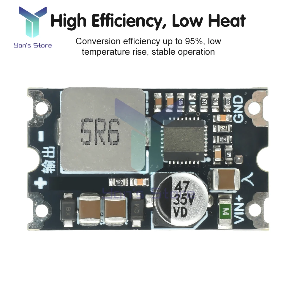 DC-DC تنحى وحدة 6-35 فولت إلى تيار مستمر 5 فولت 12 فولت 2A سيارة تحويل الطاقة باك صغير وحدة منظم PCB لتقوم بها بنفسك عدة إلكترونية