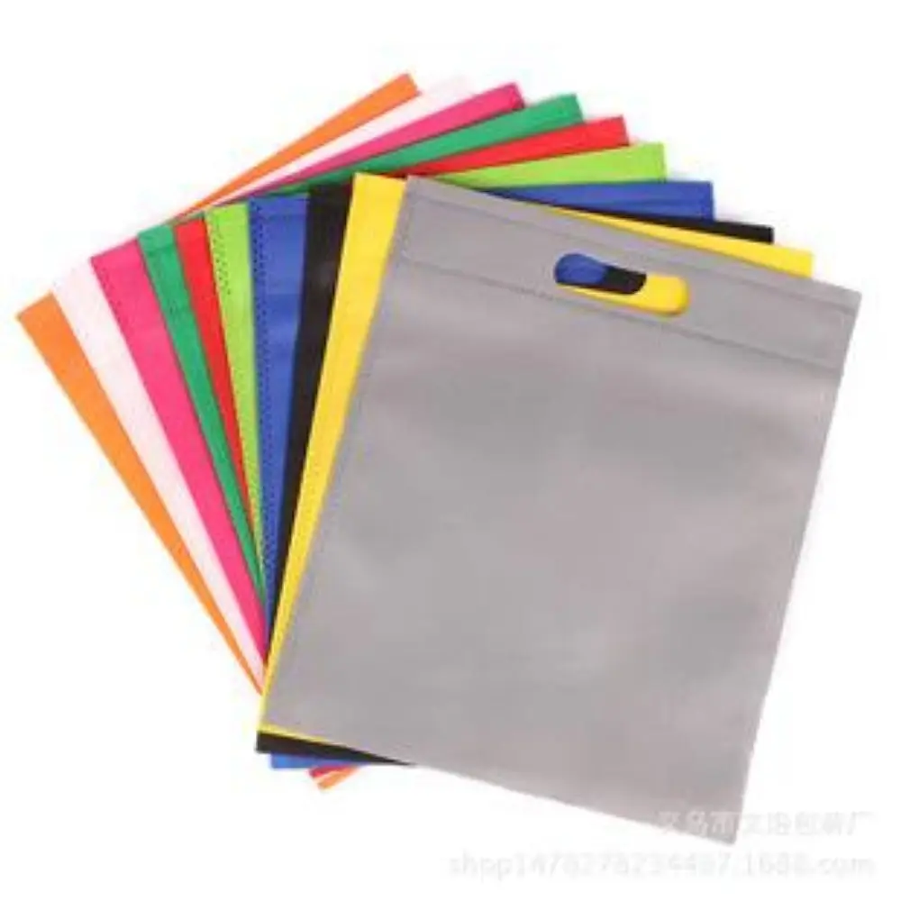 

20pcs Women Reusable Shopping Bag Large Capacity Canvas Travel Storage Bags Laser Glitter Female Handbag Grocery